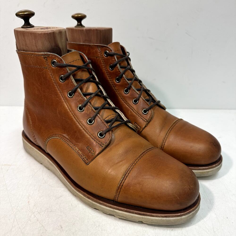 VGUC Rancourt & Co. x Helm Muller Harrier Teak Boot Wedge Sole Maine USA 9.5 D
